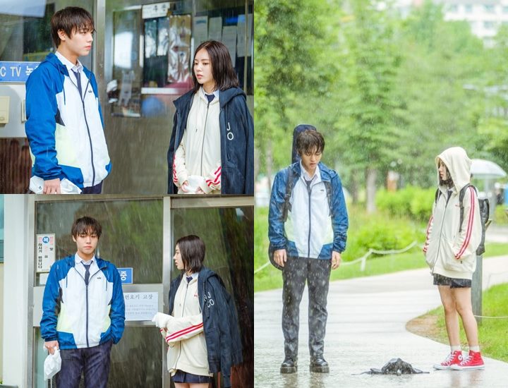 Park Ji Hoon dan Lee Ruby Nampak Tegang Saat Kehujanan di ‘Love Revolution’