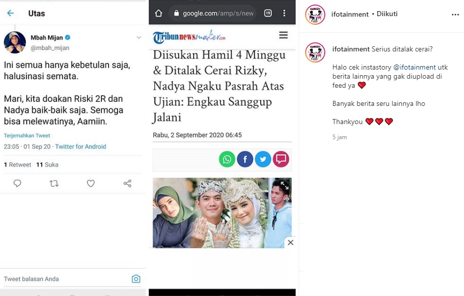 Rizki DA Trending Usai Mencuat Isu Talak Cerai Nadya, Mbah Mijan Ikut Tanggapi Begini