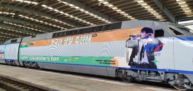 Meski Dikecam, KORAIL Ungkap Alasan Logis Terima Iklan Ultah Jungkook di Korea Train Express