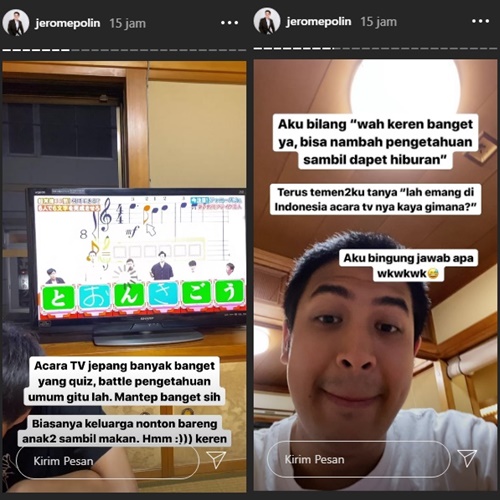 Unjuk Kekaguman Saat Nonton Acara TV Jepang, Jerome Polin Langsung Bingung Kala Ditanya Begini