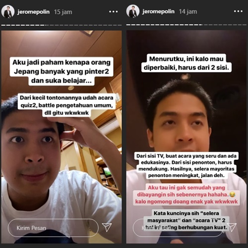 Unjuk Kekaguman Saat Nonton Acara TV Jepang, Jerome Polin Langsung Bingung Kala Ditanya Begini