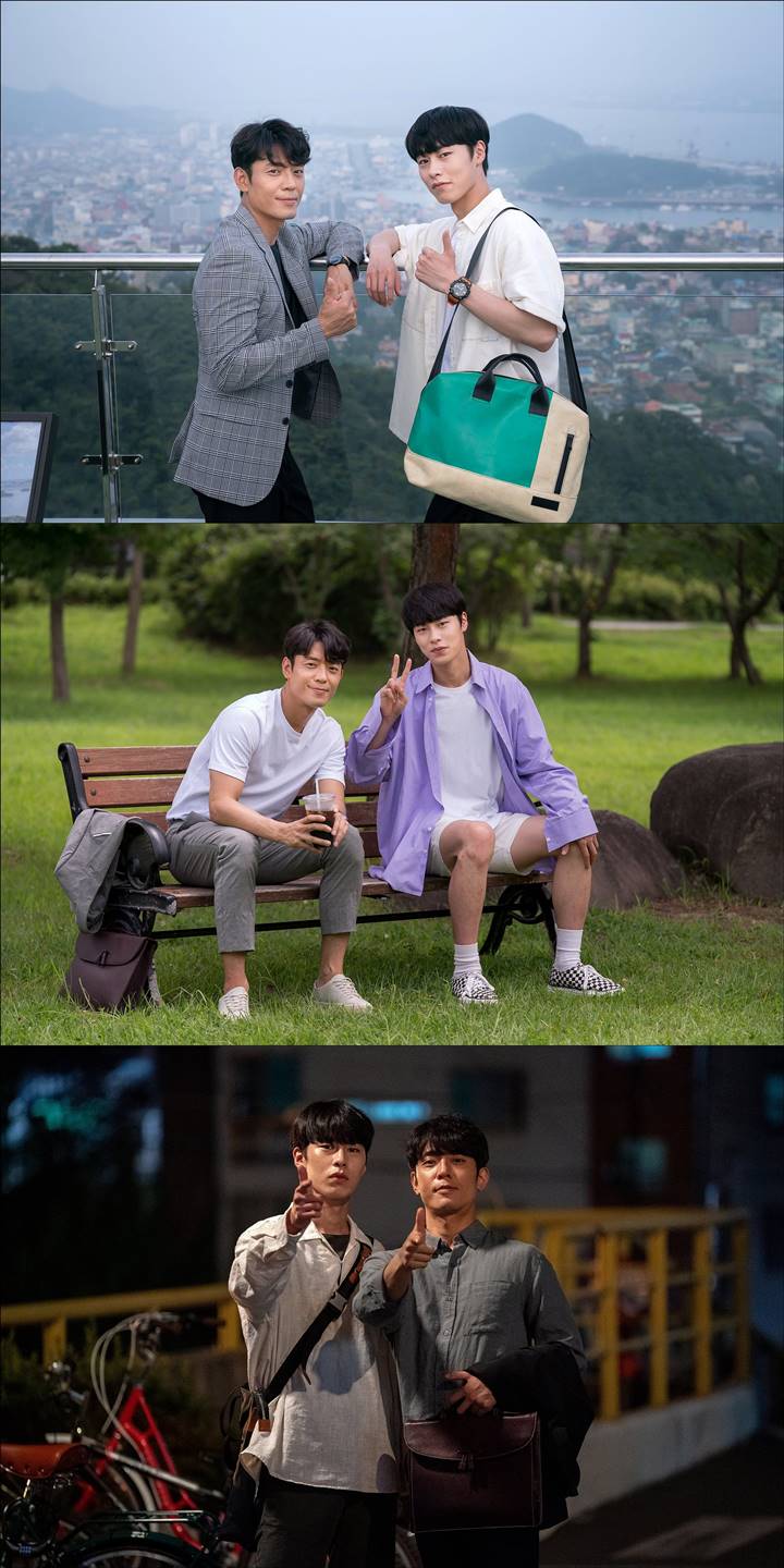 Lee Jae Wook dan Kim Joo Heon Berbagi Foto Lucu di Balik Layar Drama Barunya