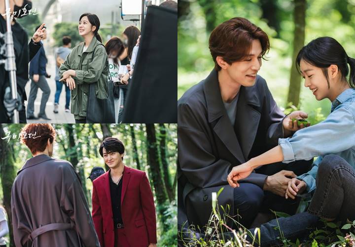 Lee Dong Wook, Jo Bo Ah, dan Kim Bum Tampilkan Chemistry di Lokasi Syuting Drama