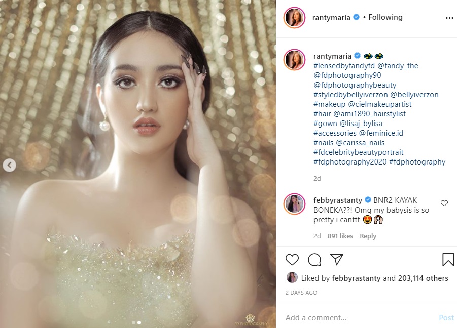 Sering Dibandingkan Warganet, Pujian Febby Rastanty di Foto Terbaru Ranty Maria Jadi Sorotan