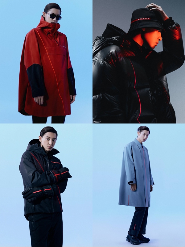 Satu-Satunya Pria, Chanyeol Jadi Wajah Baru Kampanye Prada Koleksi Linea Rossa Fall-Winter 2020