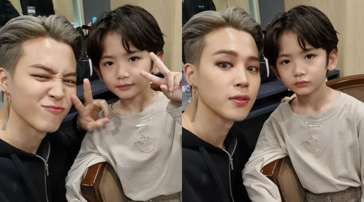 PDiduga Ilegal, Potret Gemas V dan Jimin BTS Bareng Model Cilik Disambut Cemas