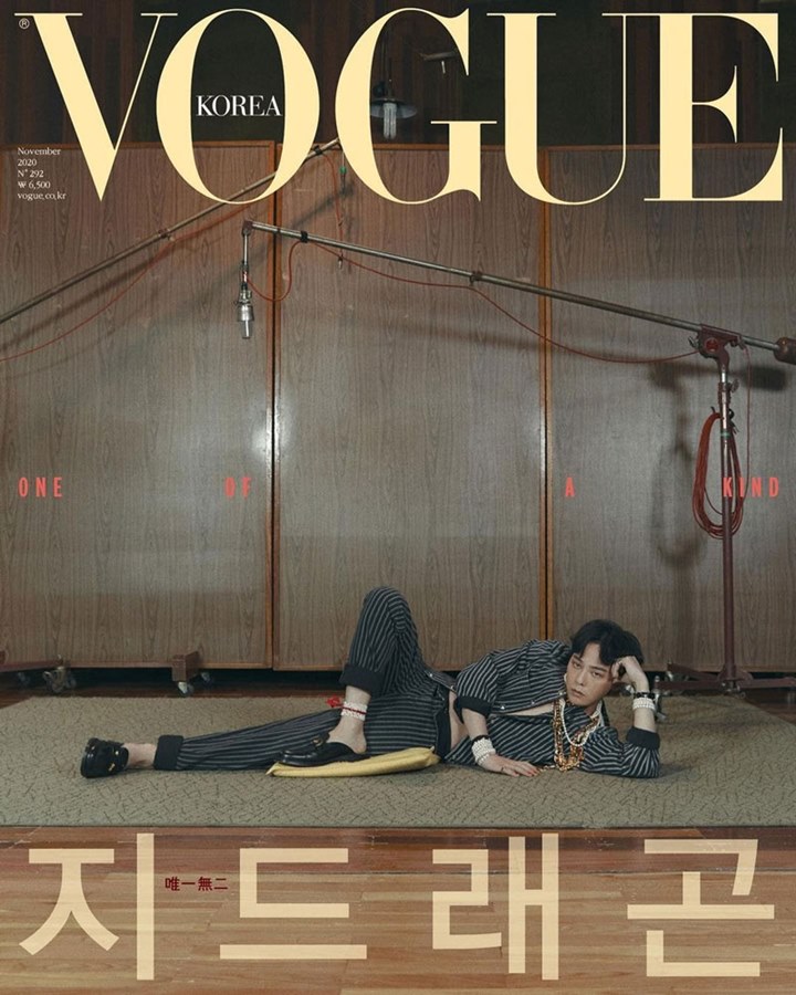 Intip Penampilan Anyar G-Dragon Big Bang Jadi Cover Majalah Vogue Setelah 4 Tahun