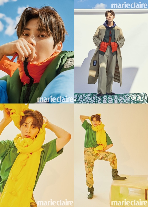 Minhyun Tampil Energik di Pemotretan Bareng Marie Claire, Visualnya Bikin Netizen Klepek-Klepek