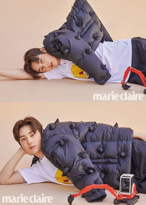 Minhyun Tampil Energik di Pemotretan Bareng Marie Claire, Visualnya Bikin Netizen Klepek-Klepek