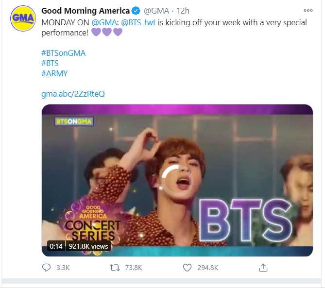 Bakal Comeback, BTS Dipastikan Akan Tampil di \'Good Morning America\'