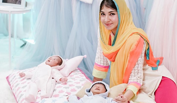 Fiona Fachru Nisa Kerap Pamer Momen dengan Si Kembar
