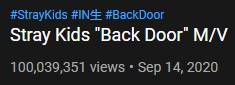 MV ‘Back Door’ Stray Kids Akhirnya Capai 100 Juta Penonton