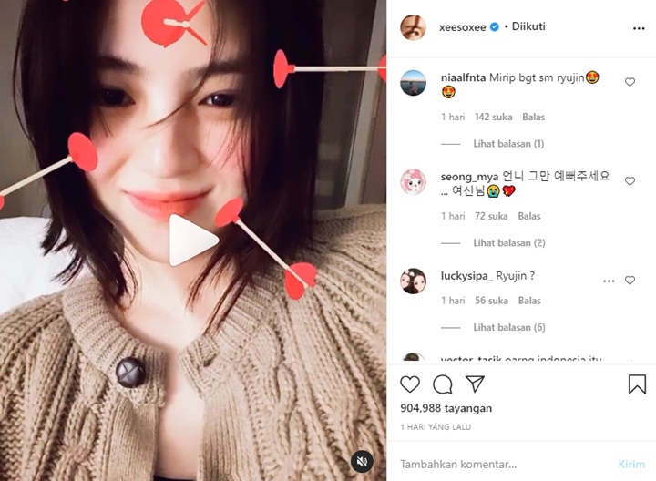 Han So Hee Posting Video Gemas Hingga Disebut Mirip Ryujin ITZY, Setuju?
