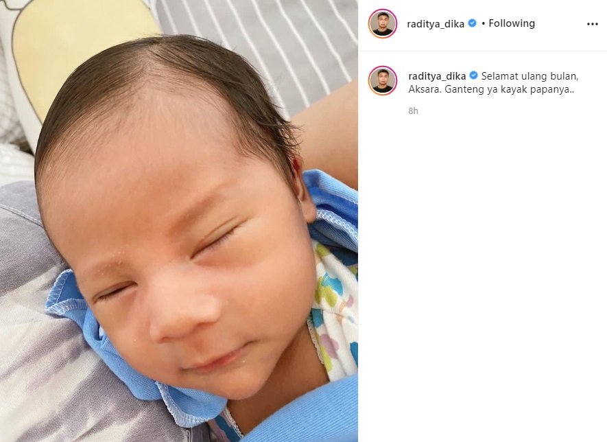 Akhirnya Unjuk Foto Tampan Close Up Anak Kedua, Raditya Dika \'Diprotes\' Gara-gara Ini