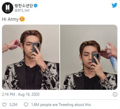 BTS Kembali Jadi Akun Terpopuler di Twitter