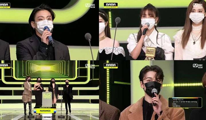 Foto: Dispatch Sebut MAMA 2020 Buat Idol K-Pop Terpapar Debu Hingga Sulit Bernapas