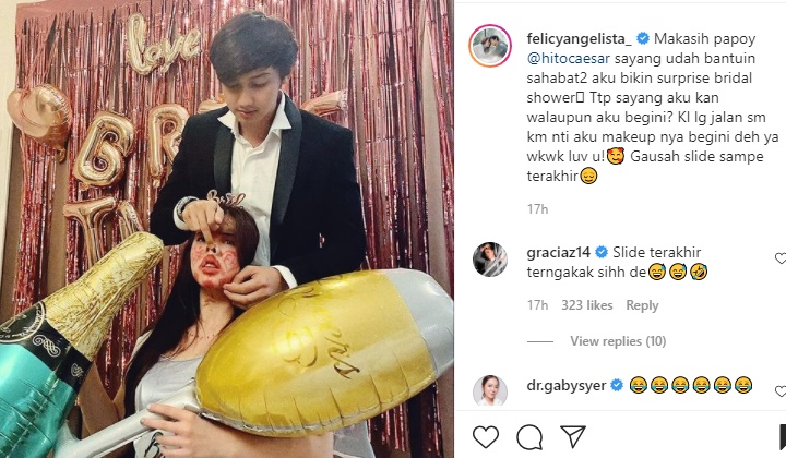 Wajah Felicya Angelista Cemong di Momen Bridal Shower, Netter Diminta Tak Lihat Foto Terakhir