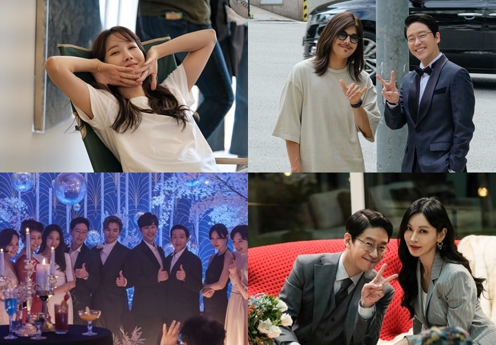 Bikin Naik Darah di Drama, SBS Bagikan Keseruan Eugene-Lee Jin Ah Cs di Lokasi Syuting \'Penthouse\'