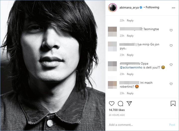 paras rupawan abimana aryasatya di tahun 2013 dinilai mirip dengan lee minho