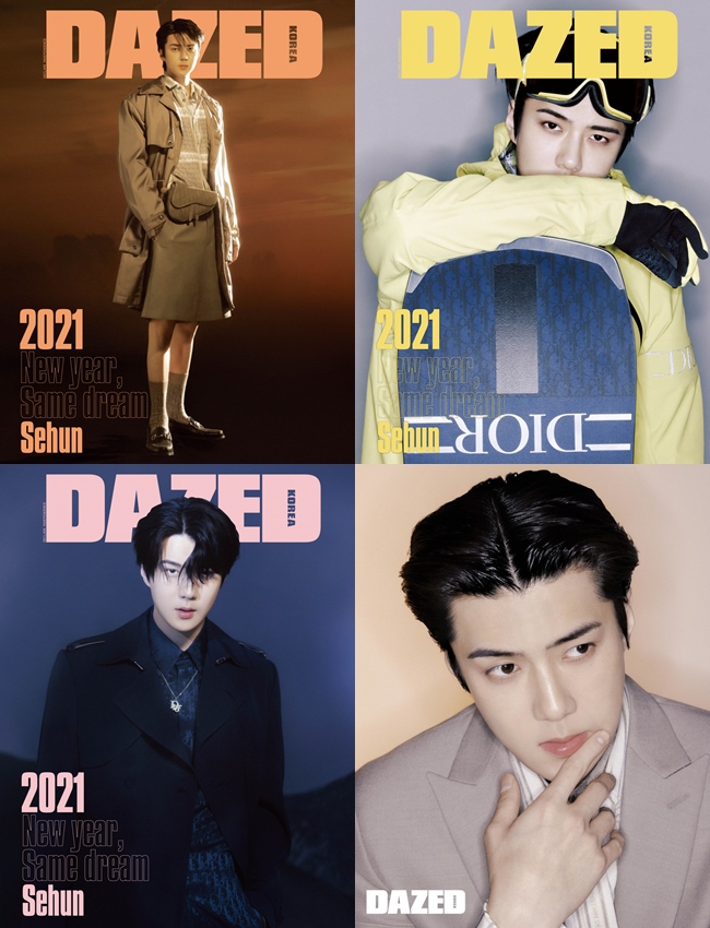 Sehun Tampil Memukau di Majalah DAZED dan Bicara Soal Gaya Fashion Hingga Rencana Tahun Depan