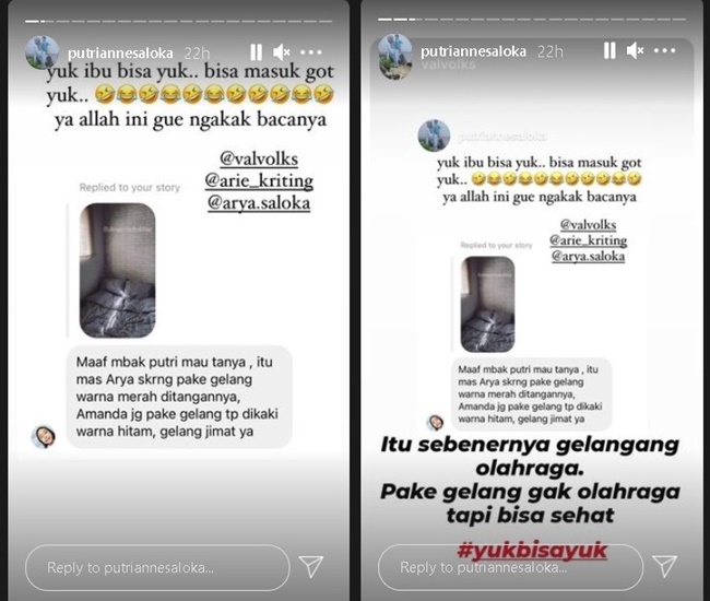 Arya Saloka dan Amanda Manopo Dituding Pakai Gelang Jimat, Putri Anne Langsung Bereaksi