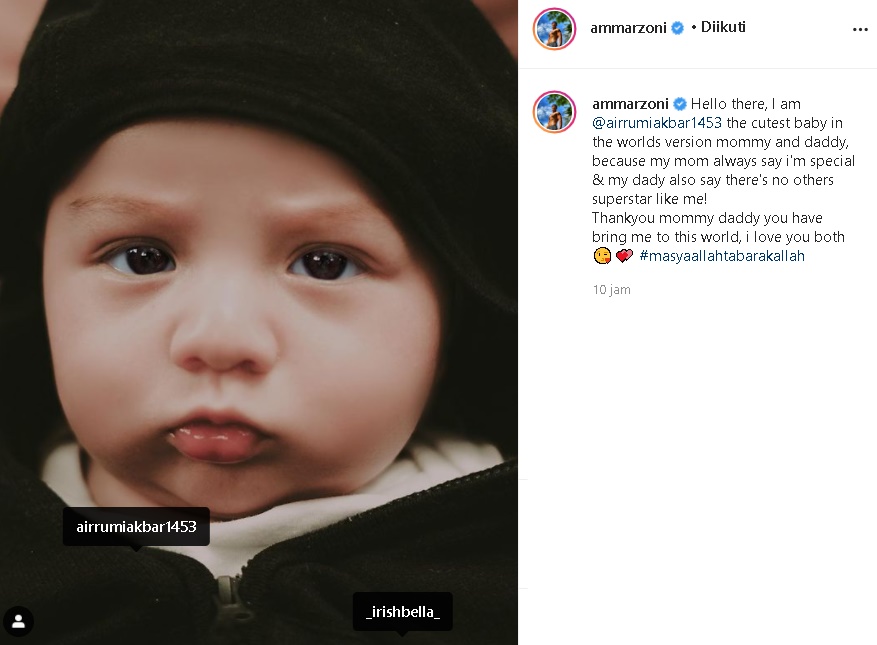 Ketampanan Putra Ammar Zoni dan Irish Bella Jadi Buah Bibir di Foto Ini, Disebut Bak Boneka Hidup