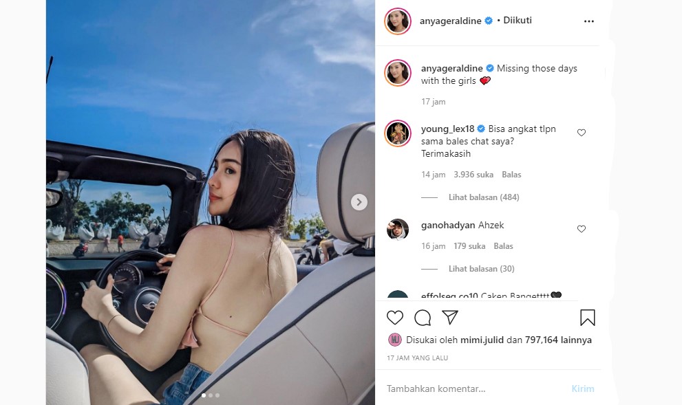 Young Lex Sentil Anya Geraldine Sibuk Sampai Tak Bisa Dihubungi