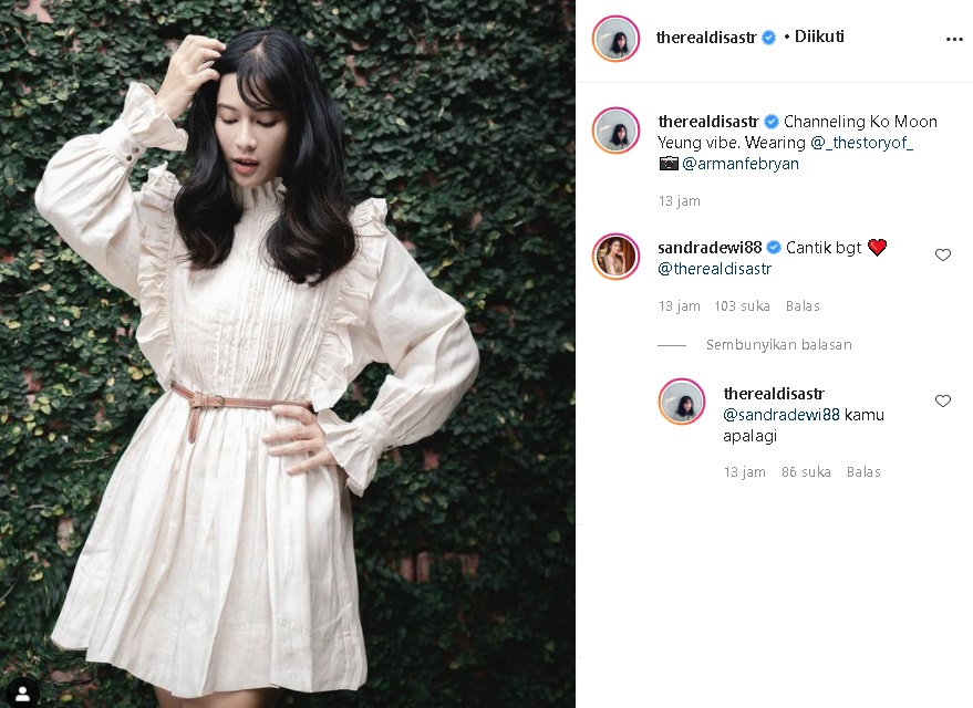 Dian Sastro Tampil Memesona Ala Pemain Drakor, Pujian Sandra Dewi Langsung Jadi Sorotan