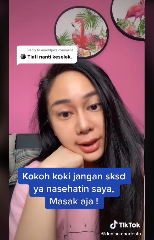 Denise Chariesta Ngamuk Usai Dikritik Chef Arnold Soal Cara Makan Sushi