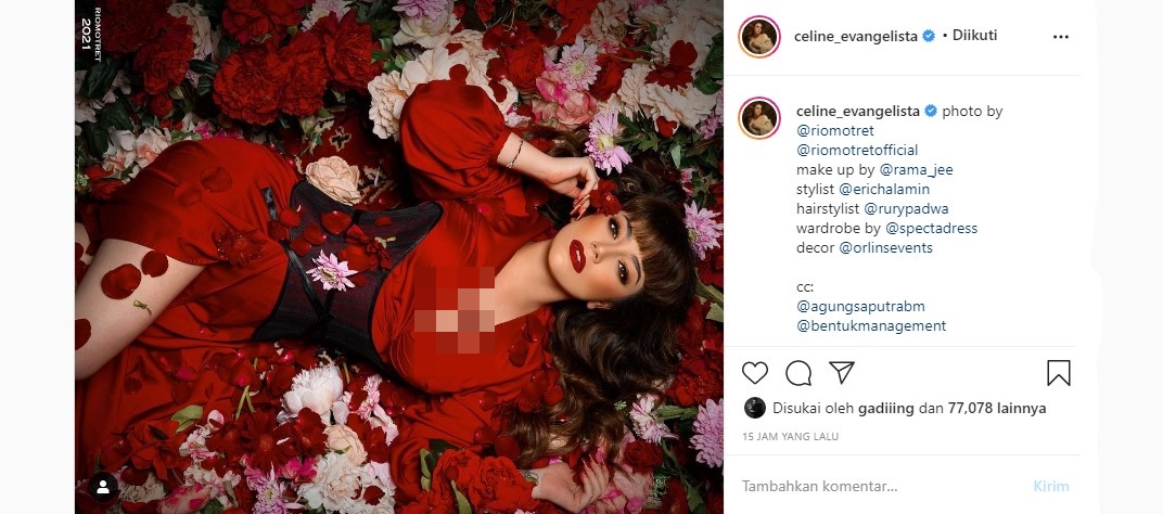 Pamer Hasil Pemotretan Tanpa Stefan William, Paras Celine Bikin Salfok Dipuji Mirip Jupe