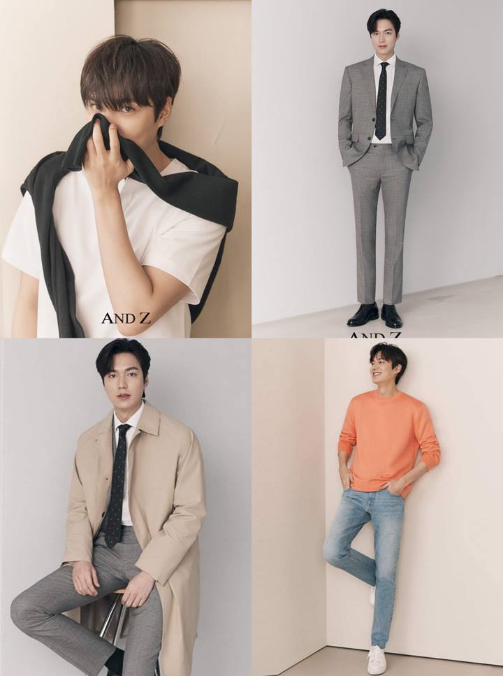 Lee Min Ho resmi menjadi model untuk salah satu brand pakaian pria ternama di Korea Selatan yakni AND Z, hasil pemotretan berhasil mencuri perhatian netizen Korea Selatan
