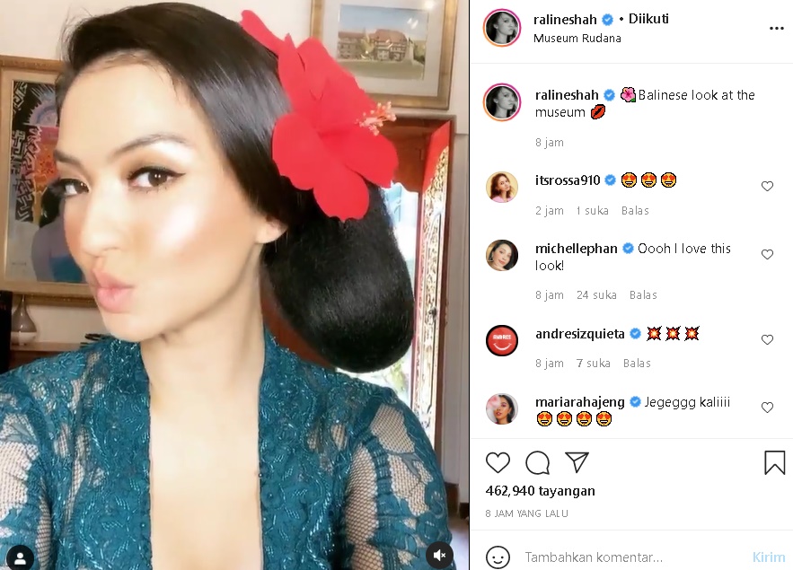 Penampilan Raline Shah Menjelma Jadi Wanita Bali Bikin Fans Auto Terpesona