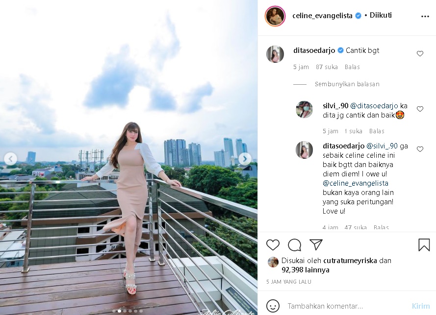 Foto Celine Evangelista Cantik Bak Boneka, Sosok Ini ‘Nimbrung’ Beber Sifat Istri Stefan William