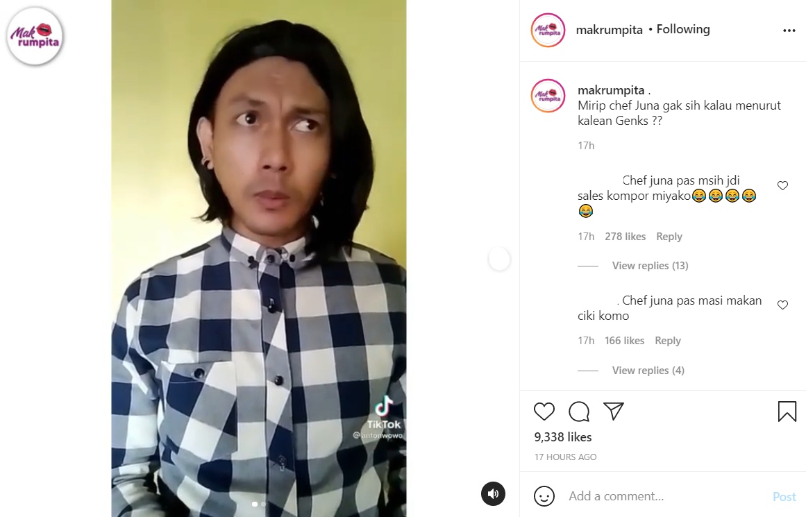 Viral Video Pria Disebut Kembaran Chef Juna Bikin Heboh, Netter: Mirip Banget!