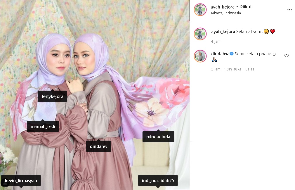 Cantiknya Lesti Kejora dan Dinda Hauw Kala Pemotretan Bareng, Julukan ‘Duo Bidadari’ Menggema