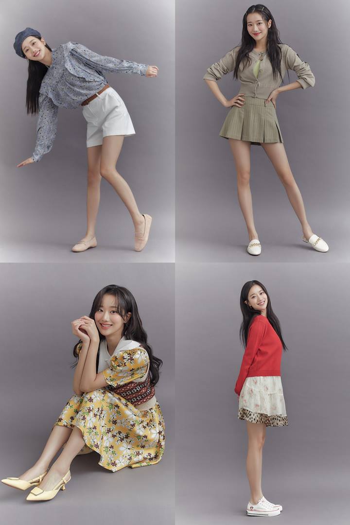naeun april didapuk menjadi brand ambassador untuk brand sepatu korea selatan yakni jinny kim