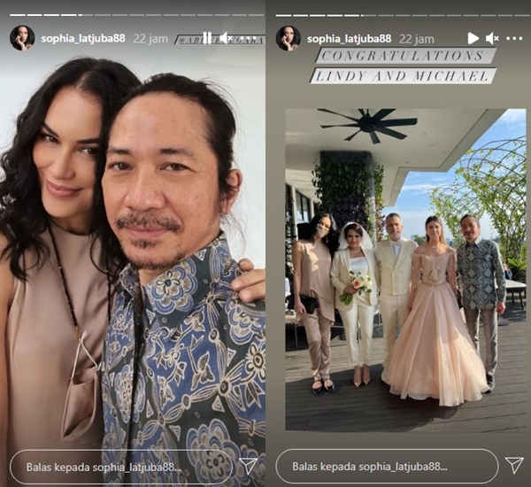 Sophia Latjuba Gandeng Abdee Slank Saat Hadiri Pernikahan Eks Suami, Resmi Pacaran?