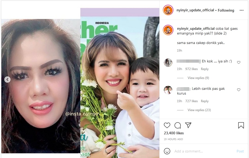 Respons Tya Ariestya Usai Wajah Kini Disebut Mirip Ely Sugigi