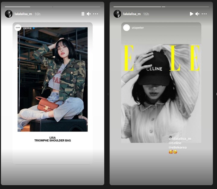 lisa blackpink melakukan pemotretan baru untuk brand celine dan majalah ternama elle korea