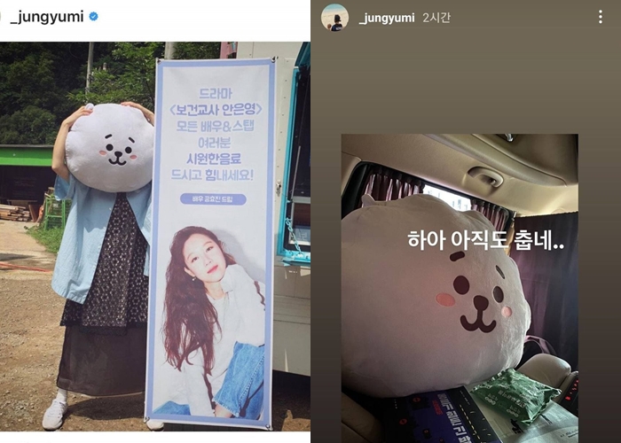 Kerap Unggah Foto Bareng RJ, Aktris Jung Yu Mi Bikin Gemes Terang-Terangan Akui Fans Jin BTS