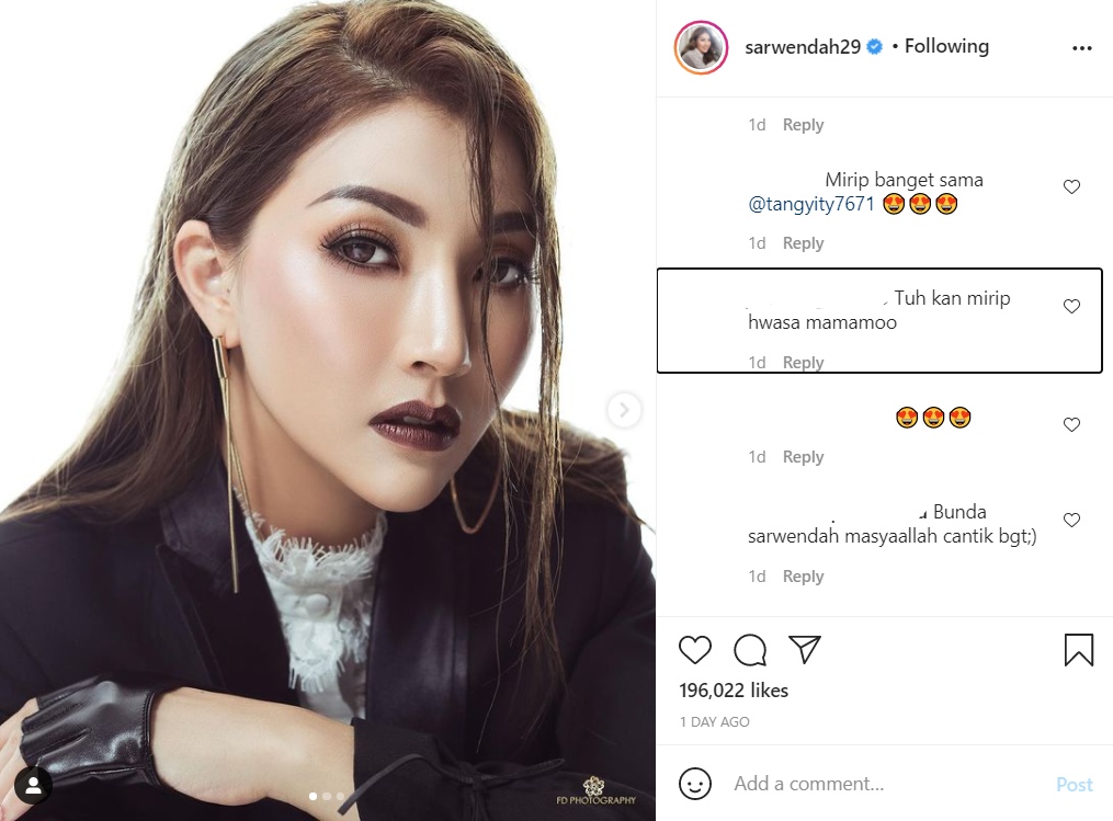 Gara-gara Bagikan Hasil Pemotretan Ini, Sarwendah Disebut Mirip Hwasa MAMAMOO