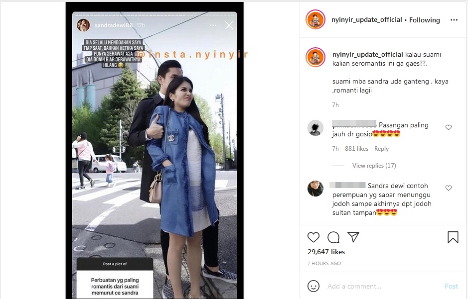 Ditanya Perlakuan Paling Romantis dari Harvey Moeis, Jawaban Sandra Dewi Mengejutkan