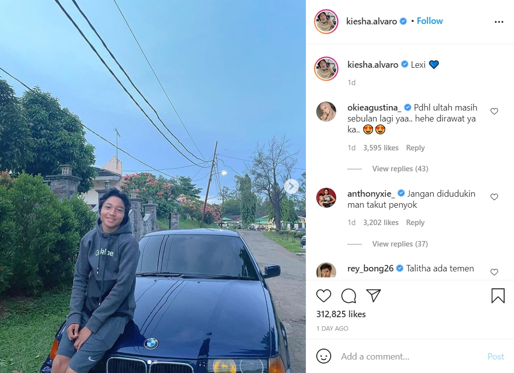 Kiesha Alvaro Pamer Kado Mobil, Komentar Anthony Xie Ini Sukses Bikin Ngakak