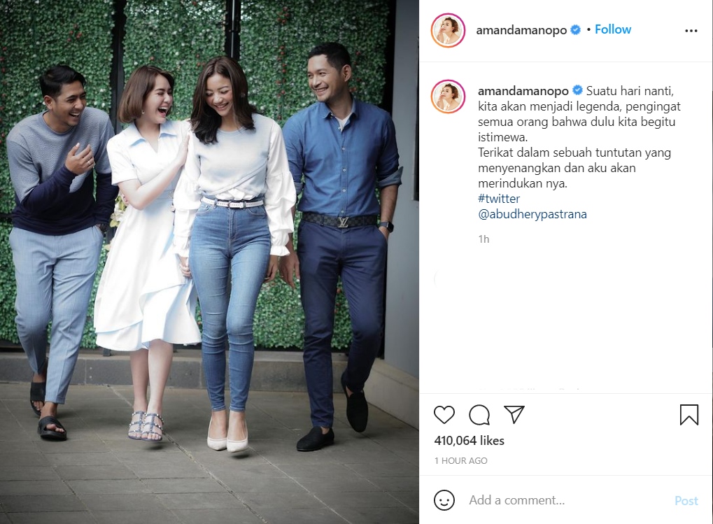 Tulis Caption Perpisahan, Amanda Manopo Isyaratkan \'Ikatan Cinta\' Bakal Tamat