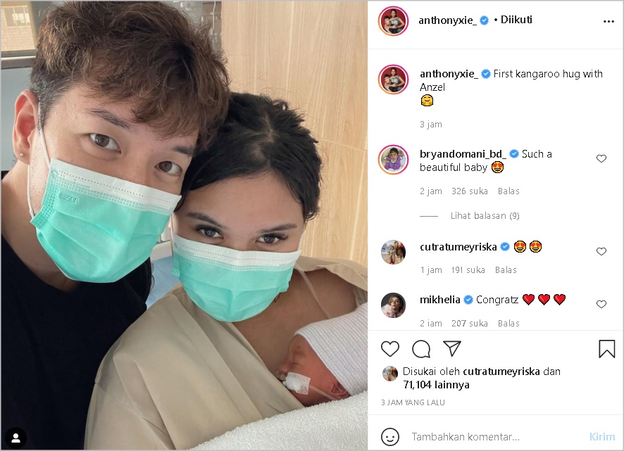 Audi Marissa Bahagia Bukan Main Bisa Peluk Sang Anak, Paras Tampan Baby Anzel \'Ngintip\' Bikin Salfok