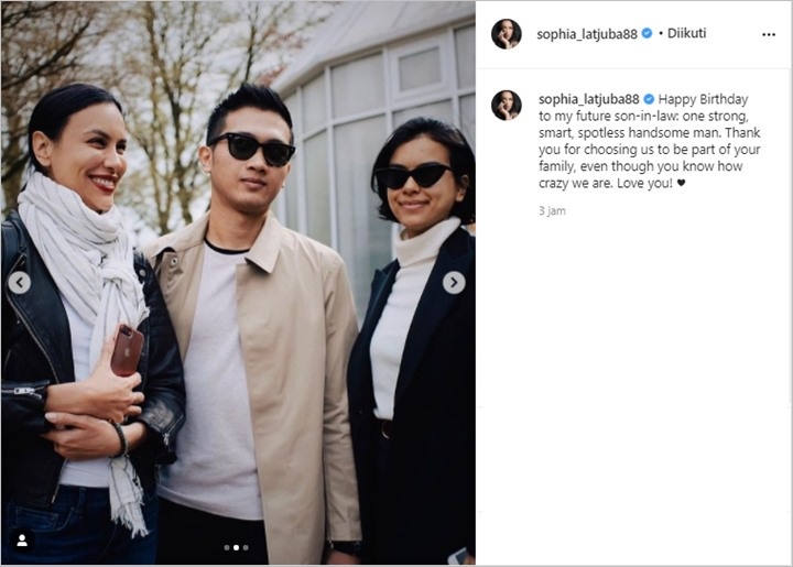 Sophia Latjuba Ungkap Sosok Pacar Tampan Eva Celia yang Berulang Tahun, Beri Pujian Setinggi Langit