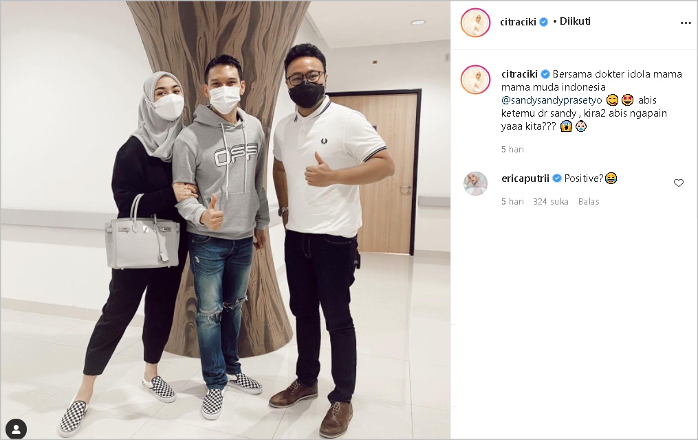 Citra Kirana Kunjungi Dokter Kandungan Bareng Suami, Komentar Kakak Cantik Bikin Kepo