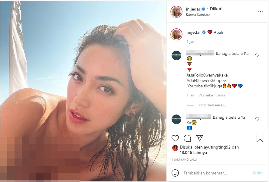 Jessica Iskandar Tuai Kecaman Usai Pajang Foto Seksi, Diingatkan Soal Bulan Puasa