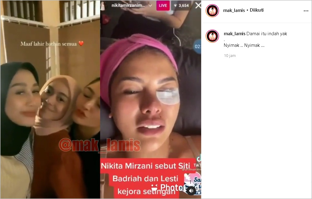Nikita Mirzani Mendadak Ikut Tanggapi Kisruh Lesty Kejora dan Siti Badriah, Diserbu Pro-Kontra