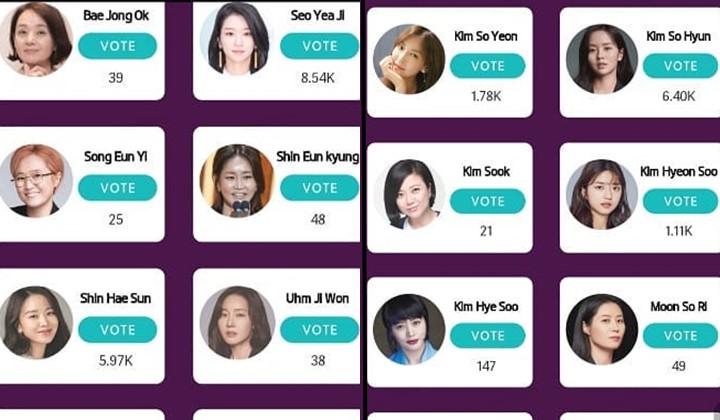 Seo Ye Ji Jadi Sorotan Usai Baeksang Art 2021 Buka Voting Kategori \'Popularity Award\'